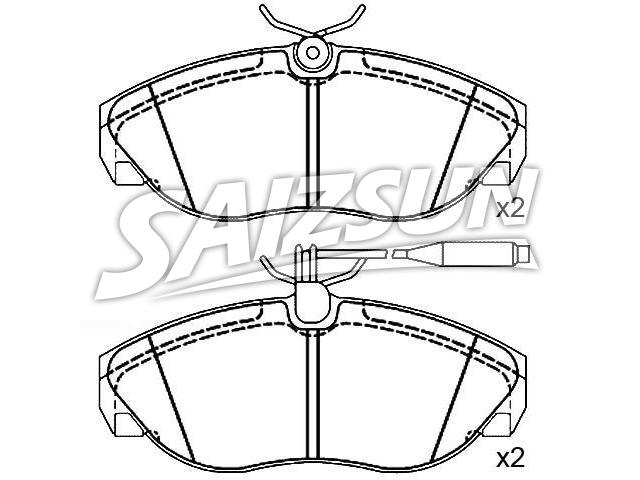 Brake Pad Set:4251.17