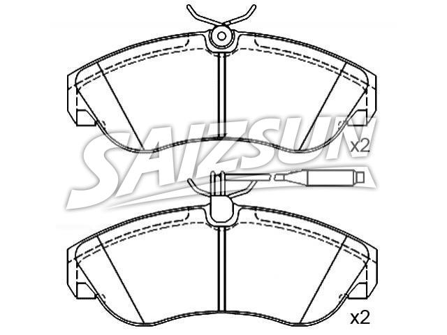 Brake Pad Set:4251.19