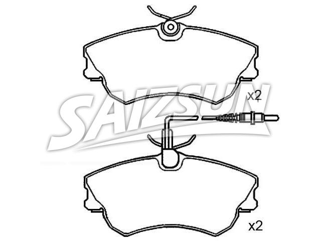 Brake Pad Set:60 25 315 867