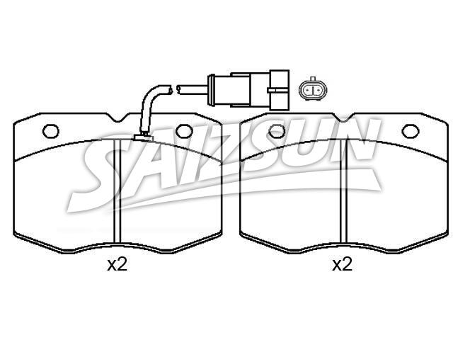 Brake Pad Set:190 6428
