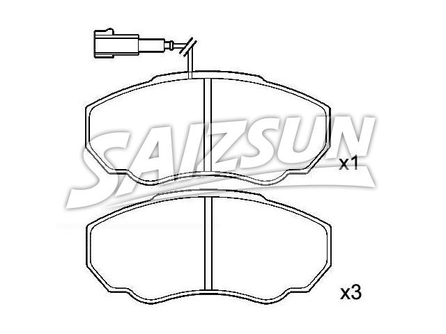 Brake Pad Set:4252.43