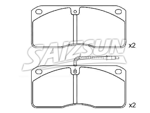 Brake Pad Set:06902964-0