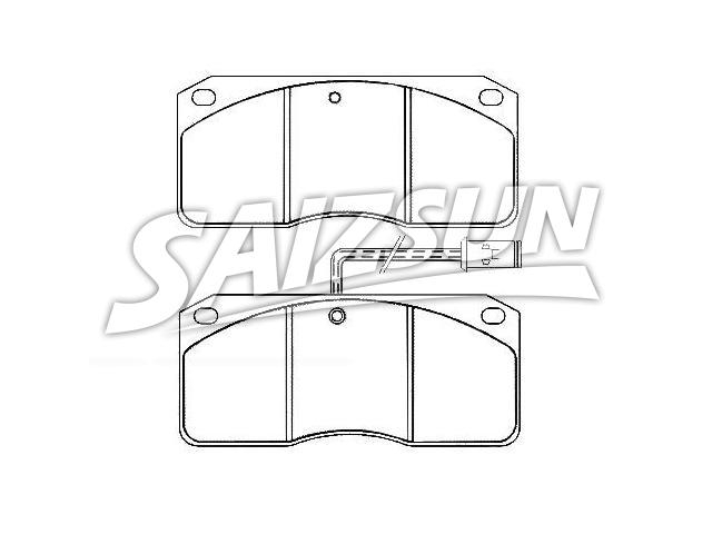 Brake Pad Set:190 6297