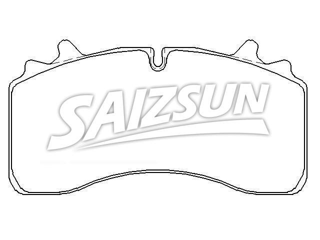 Brake Pad Set:02.3350.13.09