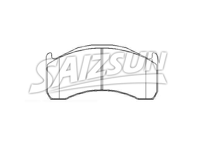 Brake Pad Set:2 076 811 5