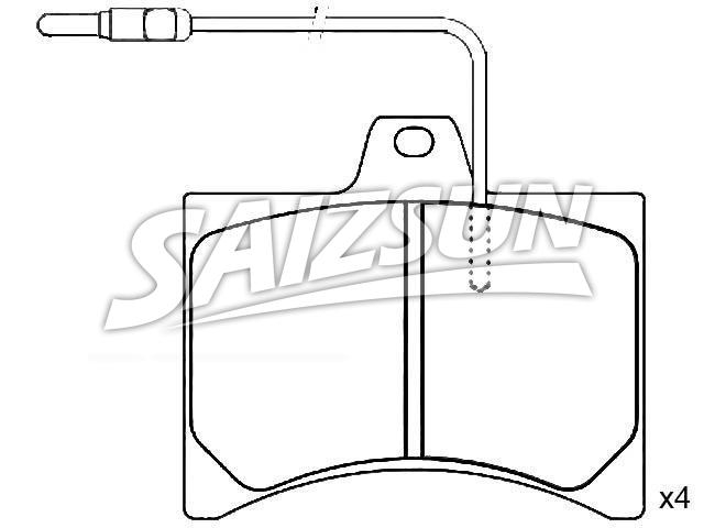 Brake Pad Set:75 529 822