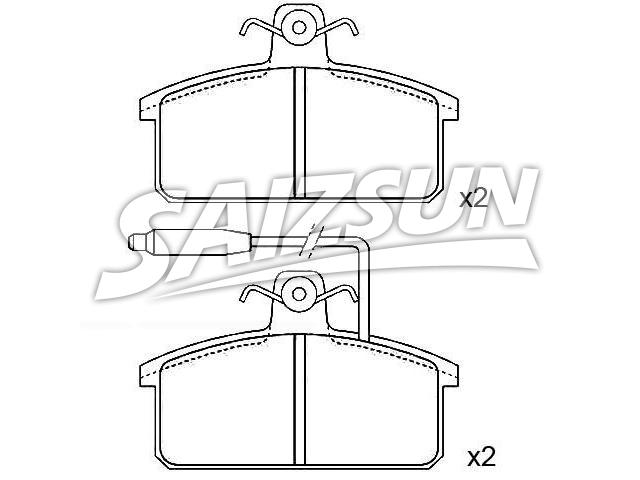 Brake Pad Set:8E0 211 650 81