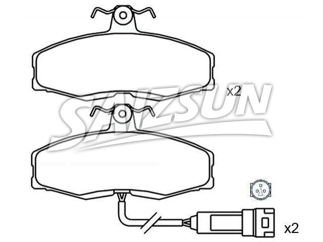 Brake Pad Set:5 018 982