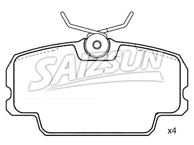Brake Pad Set:001 420 10 20
