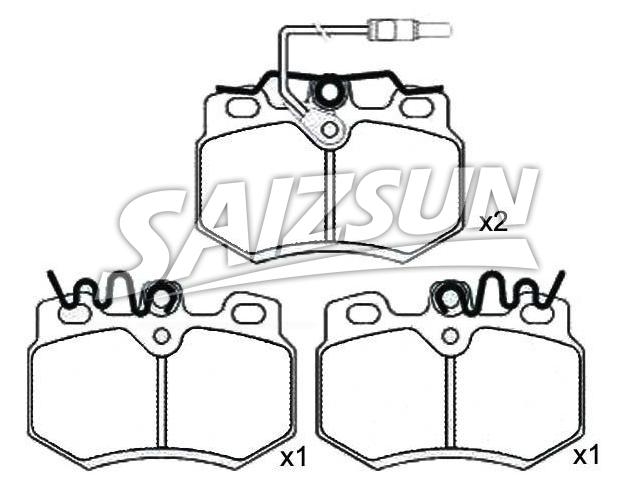 Brake Pad Set:4250.37