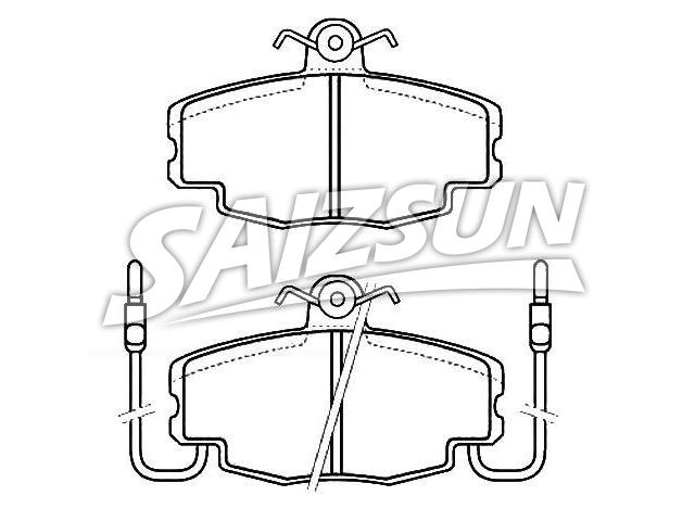 Brake Pad Set:4250.41