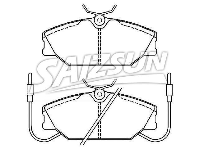 Brake Pad Set:77 01 202 289