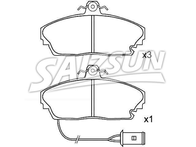 Brake Pad Set:45022-SG9-000