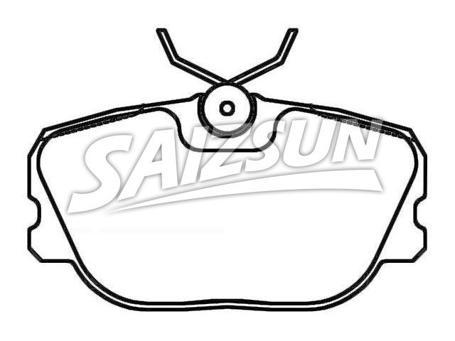 Brake Pad Set:89 67 077