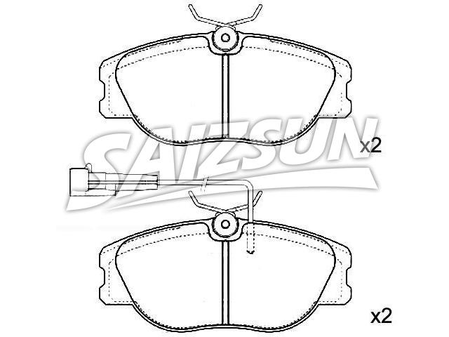 Brake Pad Set:9944678