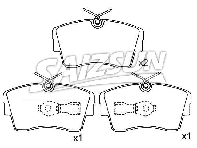 Brake Pad Set:16 05 612