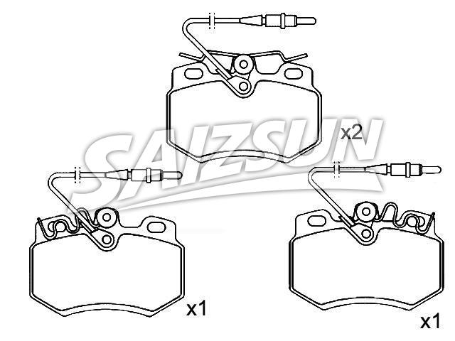 Brake Pad Set:95 659 353