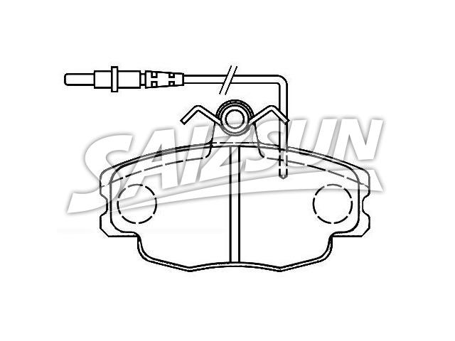 Brake Pad Set:95 658 557