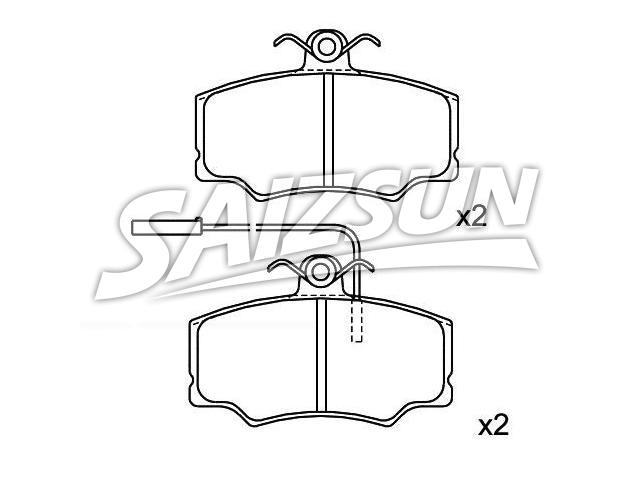 Brake Pad Set:5 893 948