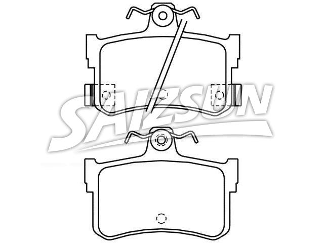 Brake Pad Set:GBP90323