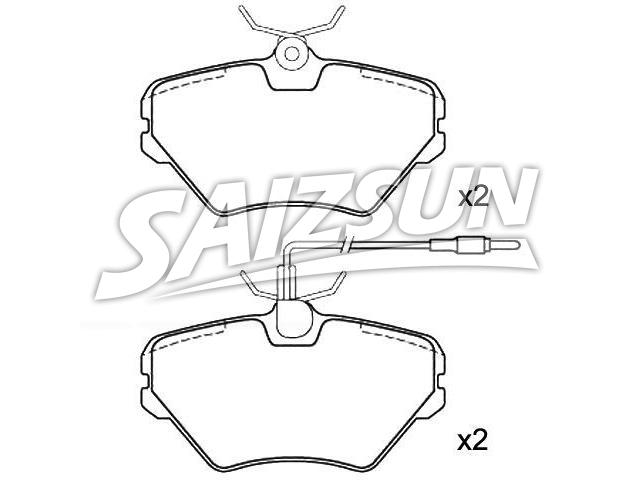 Brake Pad Set:77 01 203 967
