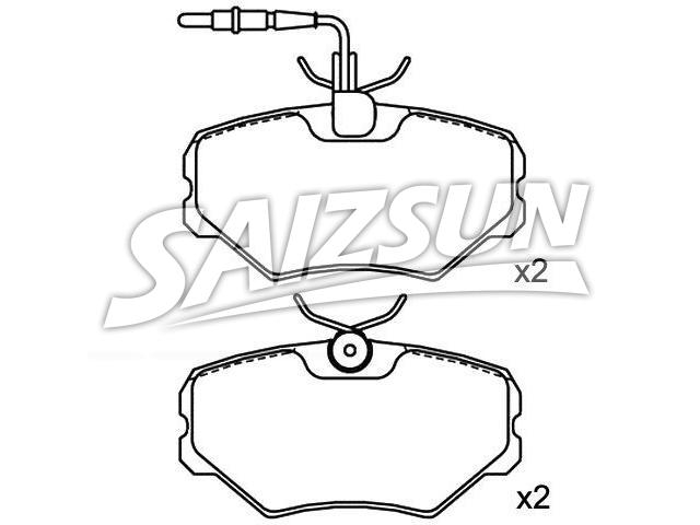Brake Pad Set:4250.98