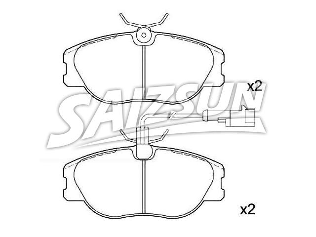 Brake Pad Set:9 950 550