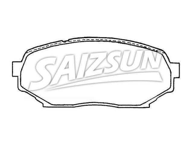 Brake Pad Set:8-94365-981-1
