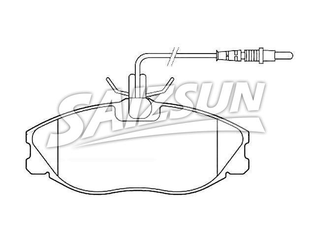 Brake Pad Set:4251.43