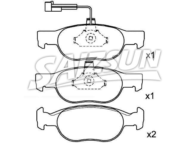 Brake Pad Set:7 736 219 9