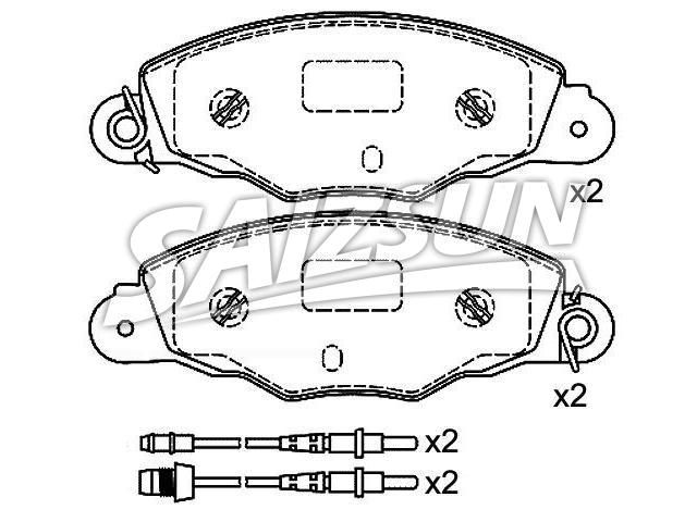 Brake Pad Set:4251.45