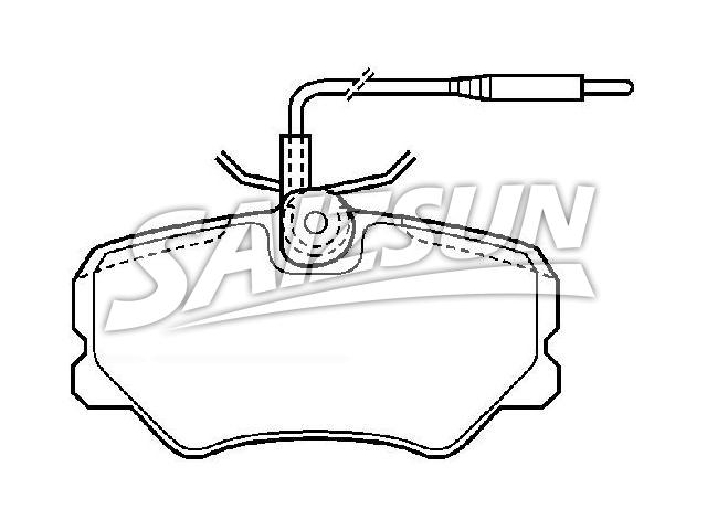 Brake Pad Set:4250.95