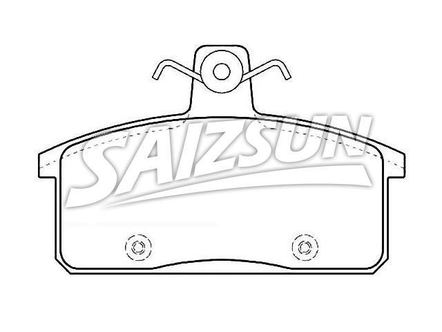 Brake Pad Set:00000-A00906