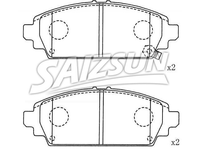 Brake Pad Set:45022-S1A-E61