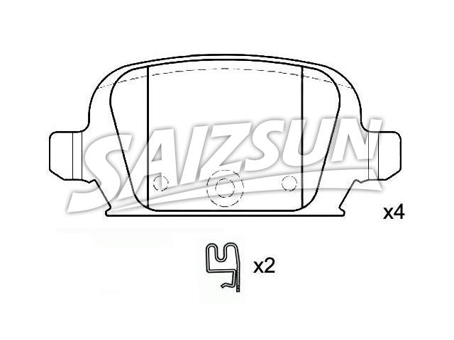 Brake Pad Set:16 05 965