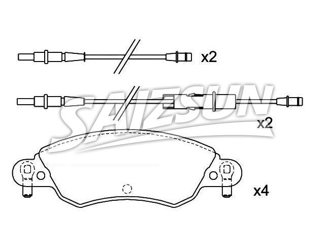 Brake Pad Set:4252.14