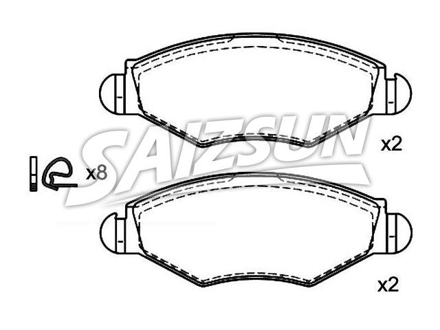 Brake Pad Set:4252.12