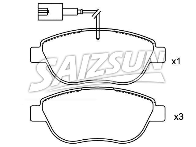 Brake Pad Set:7 736 209 2