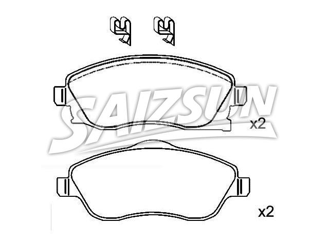 Brake Pad Set:16 05 974