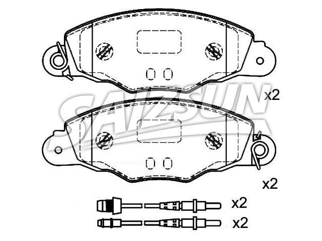 Brake Pad Set:4251.84