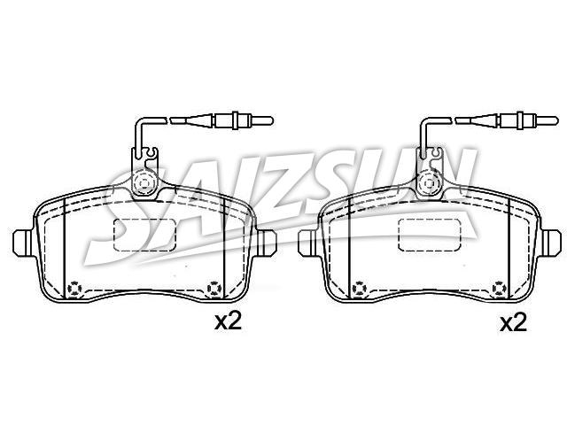 Brake Pad Set:4252.77