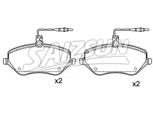 Brake Pad Set:4254.11