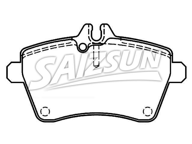 Brake Pad Set:169 420 02 20