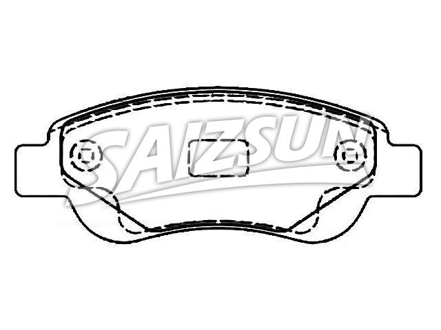 Brake Pad Set:4253.27