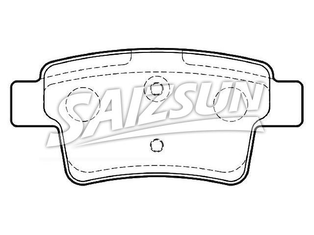Brake Pad Set:4253.71