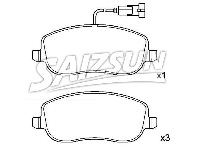 Brake Pad Set:7 736 362 7