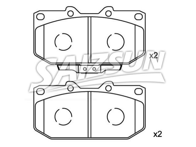 Brake Pad Set:41060-37P91