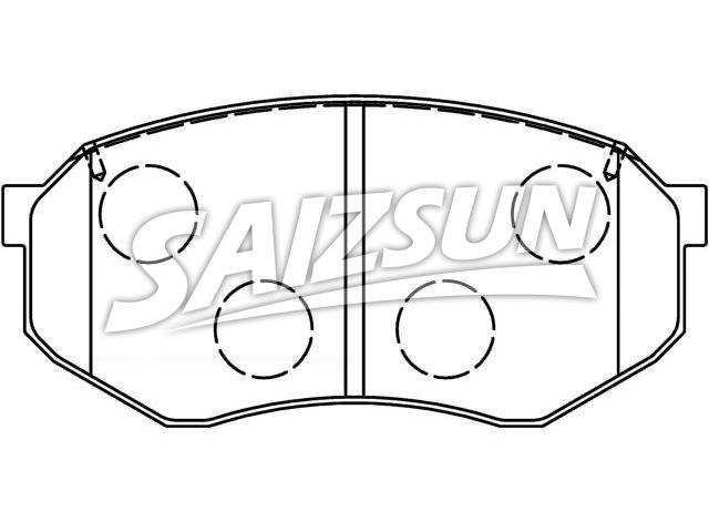 Brake Pad Set:HE21-33-28ZB