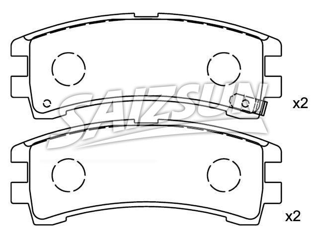 Brake Pad Set:44060-32G85
