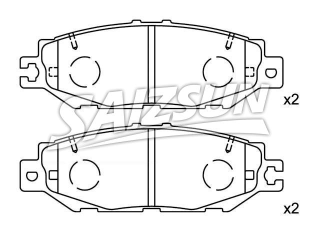 Brake Pad Set:04466-50060